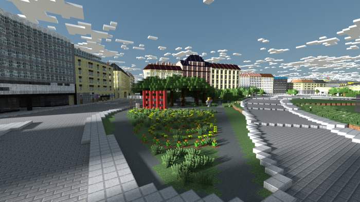 MCVIENNA Minecraft Wien Karlsplatz Dritte Mann Tour